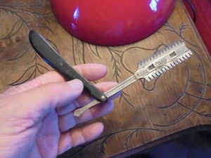 Anciens Accessoires de Barbier Coiffeur Rasoir Durham Duplex Style Coupe Choux - Picture 1 of 4