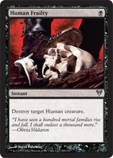 1x Human Frailty - Foil NM, English MTG Avacyn Restored