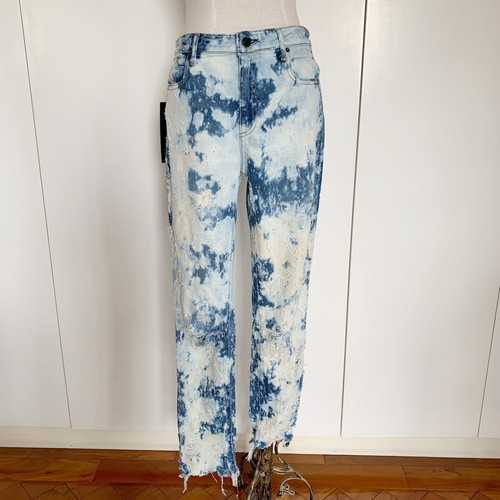 Alexander Wang Bleach Dye effetto invecchiato denim taglia 28