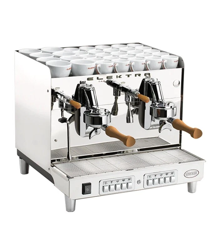 Эспрессо-машина компактная Elektra Sixties T3 2 группы - нержавеющая сталь, котел 9 л - Изображение 1 из 1