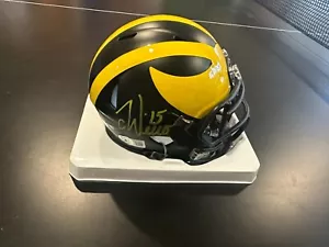 ⚡️Chase Winovich Signed Michigan Wolverines Mini Helmet (Beckett) Go Blue! - Picture 1 of 7