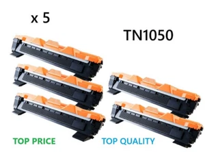 5 TONER TN 1050 Premium Compatibili BROTHER MFC 1910W 1810 1810E 1910 1815 1911W - Foto 1 di 5