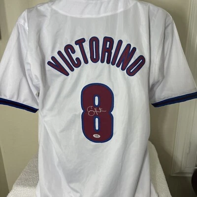SHANE VICTORINO AUTOGRAPHED SIGNED PHILADELPHIA PHILLIES  JERSEY PSA / DNA - Image 1 of 4
