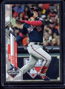 2020 Topps #6 Juan Soto 2019 World Series Washington Nationals Baseball Card