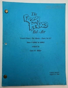 "FRISCHER PRINZ VON BEL-AIR / Gary H. Miller 1994 TV-Drehbuch ""Fresh Prince: The Movie" - Bild 1 von 12