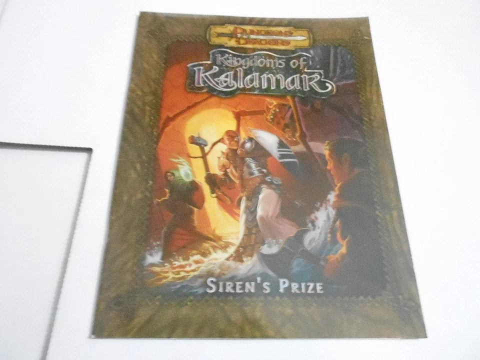 (NOS) MÓDULO DE JUEGO DE ROL PREMIO SIRENAS D&D KINGDOMS OF KALAMAR Foto 1 de 1