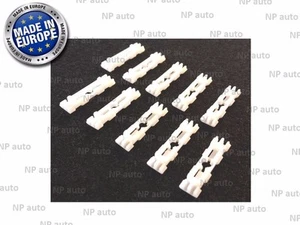 10X NEW ROOF MOULDING CLIPS TRIM FASTENERS RETAINER FOR VW SEAT SKODA 191853733A - Picture 1 of 5