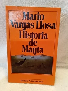 1984 Historia de Mayta STORY OF MAYTA Paperback Mario Vargas Llosa Spanish Book - Picture 1 of 5