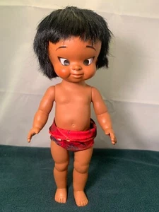 Vintage Jungle Book Mowgli 12" Doll Native Hawaiian - Picture 1 of 16