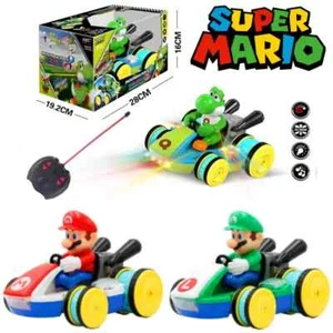 1pc Super Mario Yoshi Luigi Radio Remote Control RC Car MarioKart Deluxe Kid Toy - Picture 1 of 17