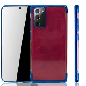 Etui na telefon komórkowy do Samsung Galaxy Note 20 Futerał ochronny Backcover Bumper Etui Niebieskie - Zdjęcie 1 z 4