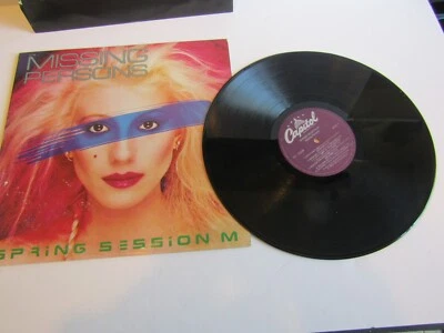 1-LP-MISSING PERSONS-SPRING SESSION M-CAAPITOL RECORDS-ST-12228-CDN-1982-INSERT - Image 1 of 3