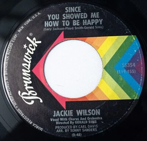 Jackie Wilson Soul 45 Since You Showed Me How To Be Happy bw The Who Who Song - Picture 1 of 4