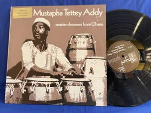 MUSTAPHA TETTEY ADDY DRUMMER GHANA TGS113. ORIGINAL UK LP MINT - Picture 1 of 3