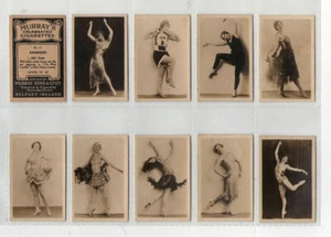 Tobacco cigarette cards set Dancers 1929 set of 26 photographic card - Imagen 1 de 3