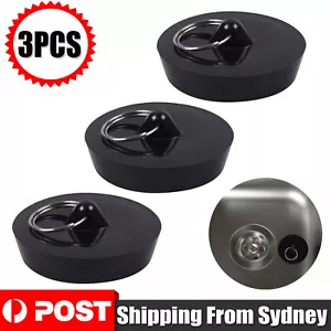 3PCS Wash Basin Bath Plug Strong Sealing 45mm Non Slip Tub Stopper Kitchen Sink - Picture 1 of 7