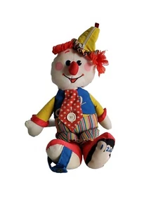 Vintage 1984 Fisher Price Dress Me Activity Clown Stuffed Plush 18" Tall - Picture 1 of 9