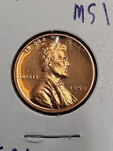 1959 Lincoln Memorial Cent PP postfrisch / UNC Zustand Top Zustand - Bild 1 von 3