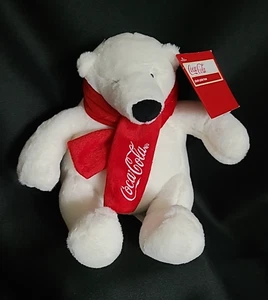 Peluche Coca Cola orso polare 2012 COCA COLA promozionale regalo festa decorazione Natale - Foto 1 di 12