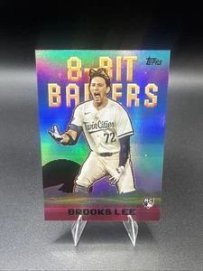 2025 Topps Celebration Brooks Lee 8 Bit Ballers BLACK /10!! - Picture 1 of 3
