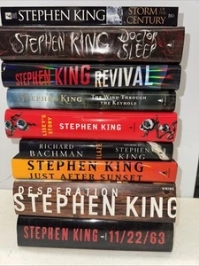Lot of 9 Different Stephen King Hardcover books w/Dust Jackets - Picture 1 of 10