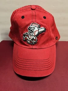 Vintage Cincinnati Reds Stretch Fit Red Ball Cap Pre-owned (BB) - Picture 1 of 9