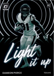Panini Donruss Optic 2022 - Dameon Pierce # Light It Up (RC) Texans  - Imagen 1 de 3