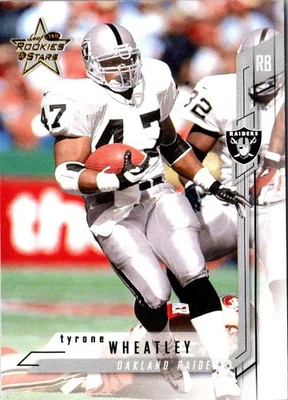 2001 Leaf Rookies & Stars Tyrone Wheatley #95 Oakland Raiders Football Card - Image 1 of 2