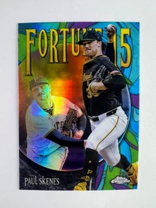 2025 Topps Chrome Paul Skenes Fortune 15 Insert #F15-8 Pittsburgh Pirates - Picture 1 of 10