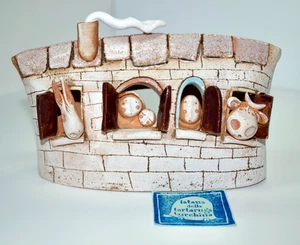 Belén Candle Lite Italia Hecho a Mano La Tana Della Tartaruga Cerámica - Imagen 1 de 7