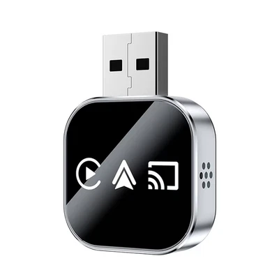 2025 Upgrade 3 in 1 Wireless Carplay Mirror Link Adapter Instant Wired to Wirele - Image 1 of 4