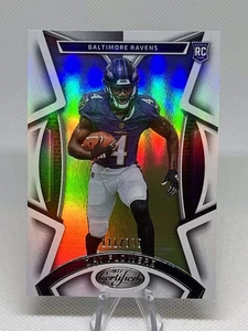 ZAY FLOWERS RC /325 2023 Panini Certified Silver Parallel #185 Rookie Ravens - Bild 1 von 3