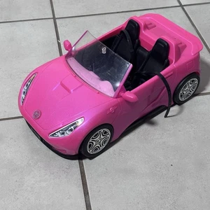 Barbie Bambola Rosa Glam Giocattolo Auto Convertibile - Foto 1 di 6