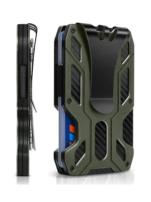 Tactical Aluminum Money Clip RFID Blocking Card Holder Slim Wallet for Men - Image 1 of 4
