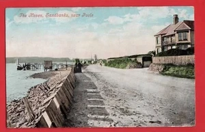 DORSET. POOLE. SANDBANKS THE HAVEN + PIEF AND SAIL BOAT - Picture 1 of 1