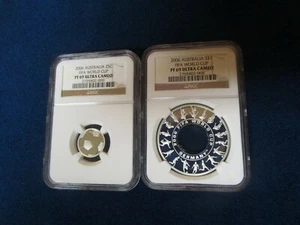 2006 AUSTRALIA 1oz .999 Holey FIFA World Cup Germany Set NGC PF69 Population 1 - Picture 1 of 10
