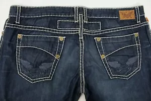 Robin's Jean schwere Stiche dunkel gewaschen - Herren Größe 44 - Bild 1 von 9