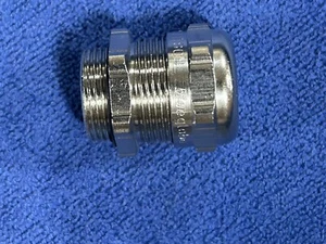 NEW - PFLITSCH 96191.6, NICKLE PLATED BRASS CABLE GLAND (LOTS OF 5) (ENG-06) - Picture 1 of 3