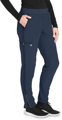 PANTALONES EXFOLIANTES CARGO BARCO ONE WELLNESS #BWP505 EN AZUL MARINO, ACERO REAL, TODAS LAS TALLAS NUEVOS CON ETIQUETAS Foto 1 de 4
