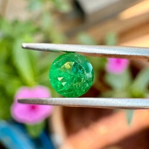 Certified Natural Ethiopian Emerald Untreated Loose Gemstone Oval Cut 0.35 Ct - Picture 1 of 11