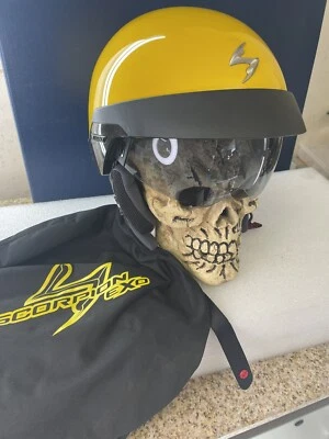 Scorpion EXO 100 Yellow Size Small Helmet  - Image 1 of 4