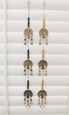 73cm Brass Finish Tree Of Life Wind Chime Mobile  Metal Bell Beads  2 Colours • 33.95$