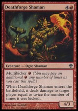 Magic the Gathering MTG Deathforge Shaman (80) Worldwake   LP