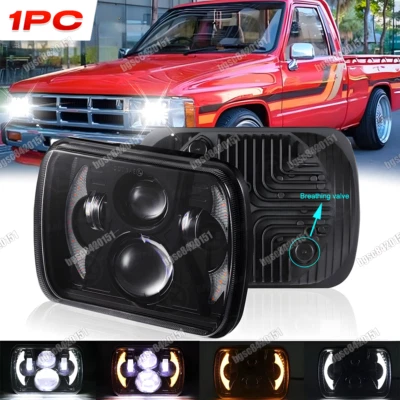 Faro LED 5x7" 7x6" para camioneta Toyota 1982-1995 4Runner haz alto-bajo DRL Foto 1 de 4