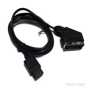 6 ft (PAL) RGB For Nintendo SNES NGC 1.8M Scart TV AV HD Lead AV Cable - Picture 1 of 3