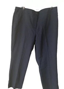 Women's Dana Buchman Slimming Solution Straight Leg Black Pants Size 16 - Picture 1 of 4