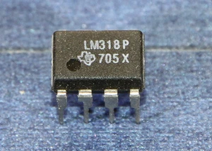 LM318P Texas Instruments FAST GENERAL-PURPOSE OPERATIONAL AMPLIFIERS DIP-8 3PCS - Picture 1 of 6