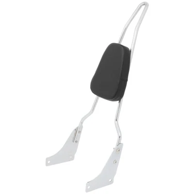 For Honda Shadow 1100 SABRE ACE VT1100 95-05 Sissy Bar Backrest Soft Pad Chrome - Image 1 of 4