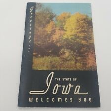 1949 State of Iowa Welcomes You Travel Visitor Guide Booklet Gov Beardsley