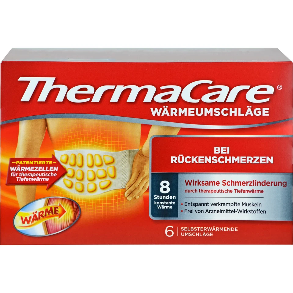 ThermaCare for Back Pain S-XL, 6 Heat Covers, PZN 10079250  - Image 1 of 1